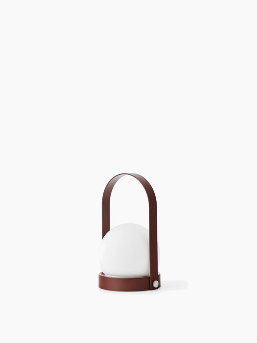 Carrie Table Lamp, Portable - Burned Red