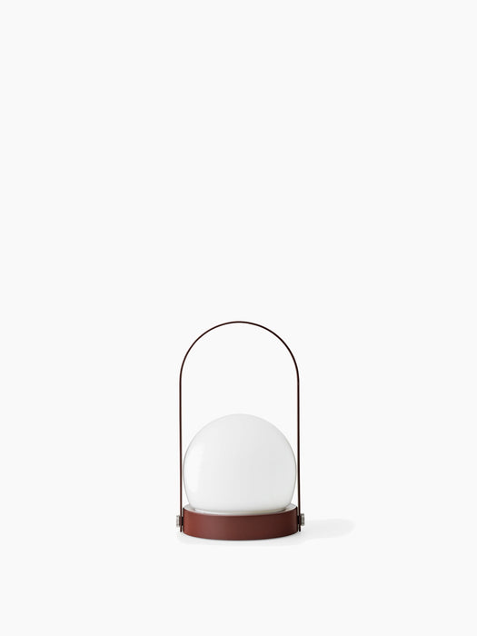 Carrie Table Lamp, Portable - Burned Red
