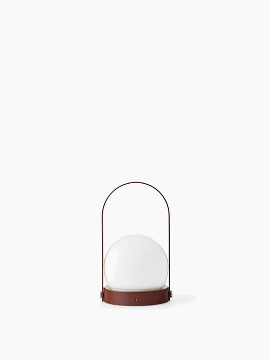 Carrie Table Lamp, Portable - Burned Red