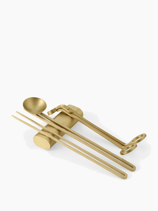 Clip Candle Care Kit - Brass