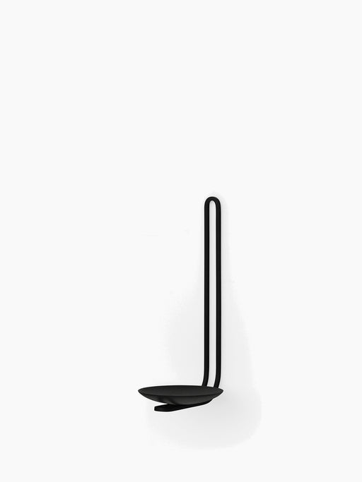 Clip Candle Holder, Wall - Black