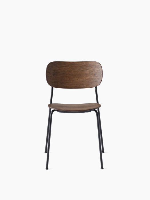 Co Dining Chair, Black steel, Veneer - Dark Stained Oak