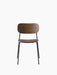Co Dining Chair, Black steel, Veneer - Dark Stained Oak