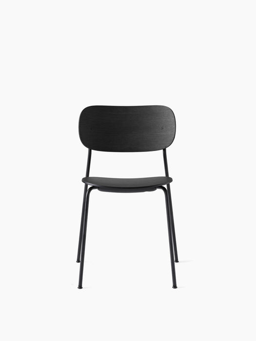 Co Dining Chair, Black steel, Veneer - Black Oak