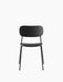 Co Dining Chair, Black steel, Veneer - Black Oak