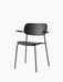 Co Dining Chair, with armrest, Black, Veneer - Black Oak
