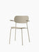 A light-coloured Co Dining Chair, Outdoor with armrests and slender frame, shown at an angle against a white background.
