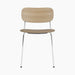 Co Dining Chair, upholstered seat, Chrome - Sierra 1611