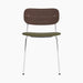 Co Dining Chair, upholstered seat, Chrome - Sierra 0441