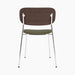 Co Dining Chair, upholstered seat, Chrome - Sierra 0441