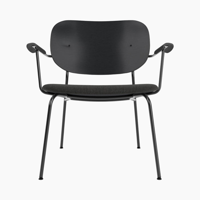 Co Lounge Chair, Seat upholstered - Black Oak | Re-wool 0198