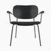 Co Lounge Chair, Seat upholstered - Black Oak | Re-wool 0198