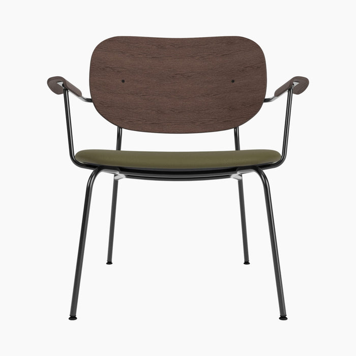 Co Lounge Chair, Seat upholstered - Dark Stained Oak | Sierra 0441