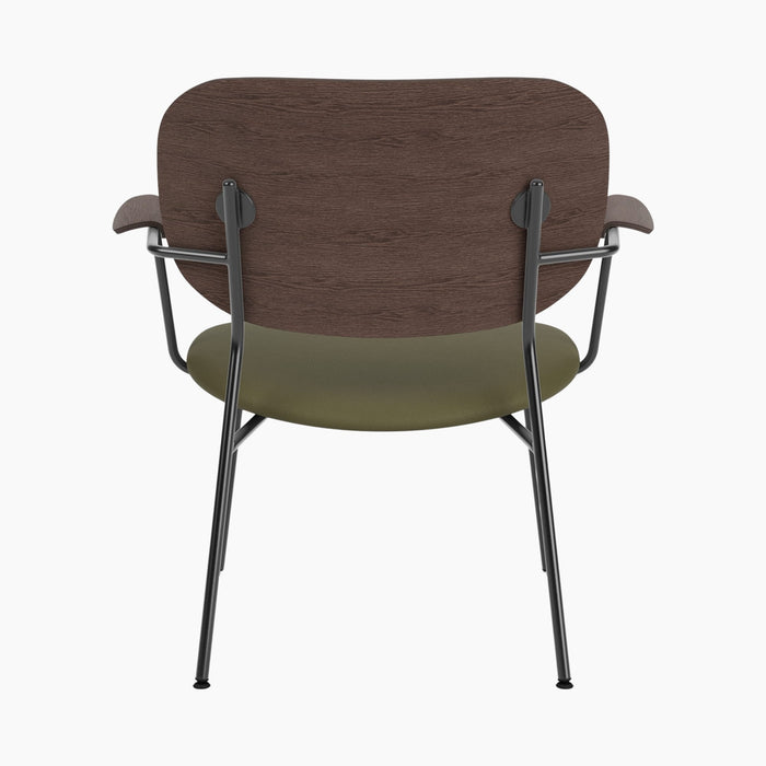 Co Lounge Chair, Seat upholstered - Dark Stained Oak | Sierra 0441