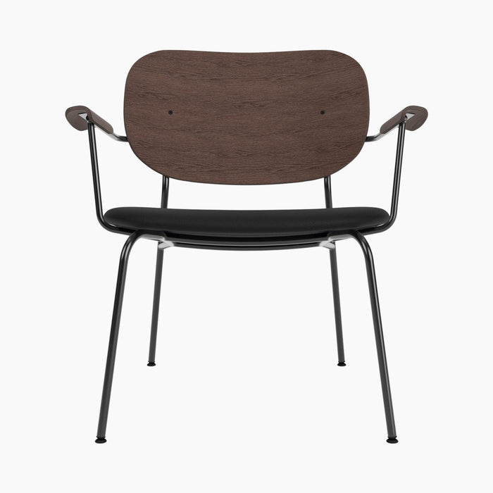 Co Lounge Chair, Seat upholstered - Dark Stained Oak | Sierra 1001