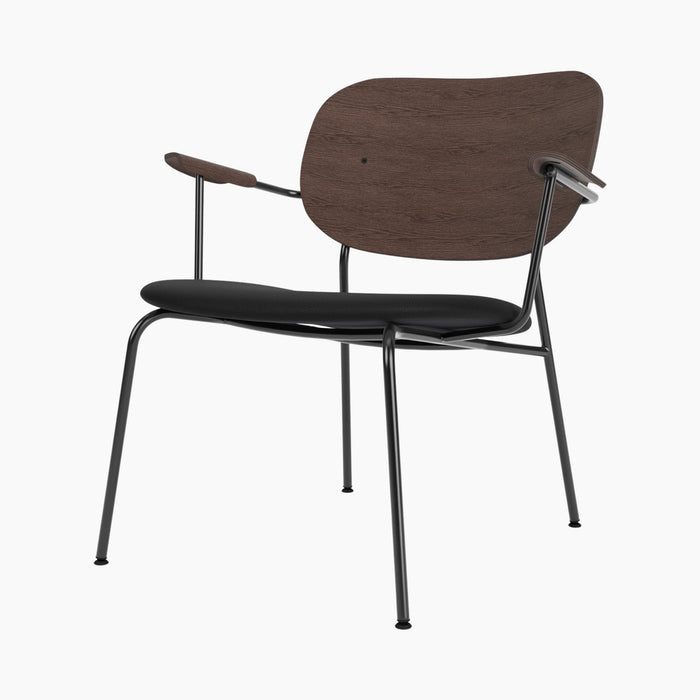 Co Lounge Chair, Seat upholstered - Dark Stained Oak | Sierra 1001
