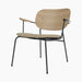 Co Lounge Chair, Seat upholstered - Natural Oak | Audo Bouclé 02