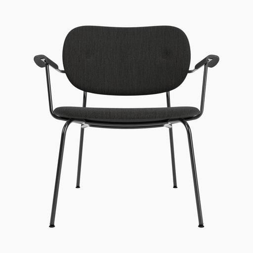 Co Lounge Chair, fully upholstered - Black Oak | Re-wool 0198