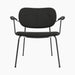 Co Lounge Chair, fully upholstered - Black Oak | Re-wool 0198