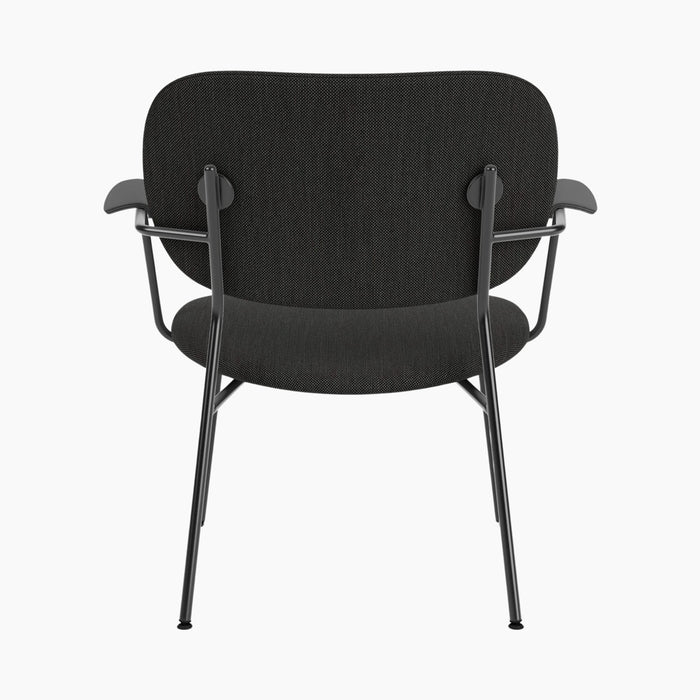 Co Lounge Chair, fully upholstered - Black Oak | Re-wool 0198