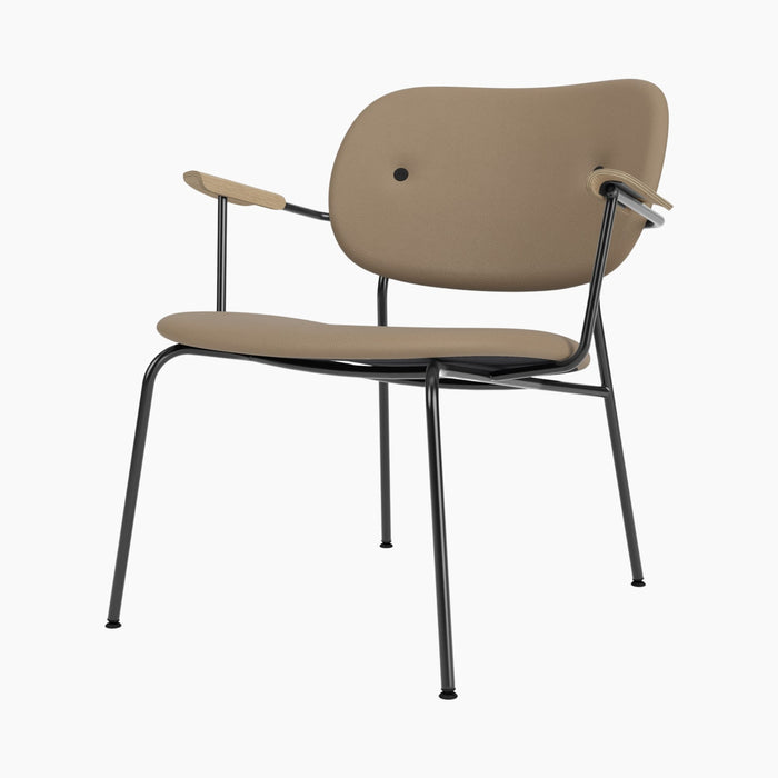 Co Lounge Chair, fully upholstered - Natural Oak | Sierra 1611