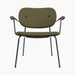 Co Lounge Chair, fully upholstered - Dark Stained Oak | Sierra 0441