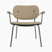 Co Lounge Chair, fully upholstered - Natural Oak | Audo Bouclé 02