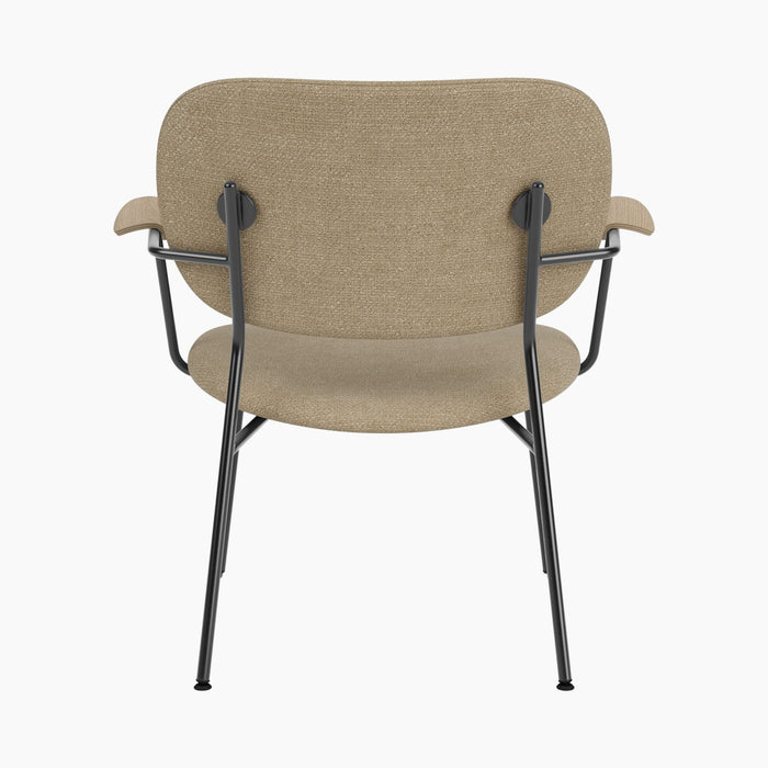 Co Lounge Chair, fully upholstered - Natural Oak | Audo Bouclé 02