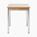 Co Table - Chrome | Creme Laminate