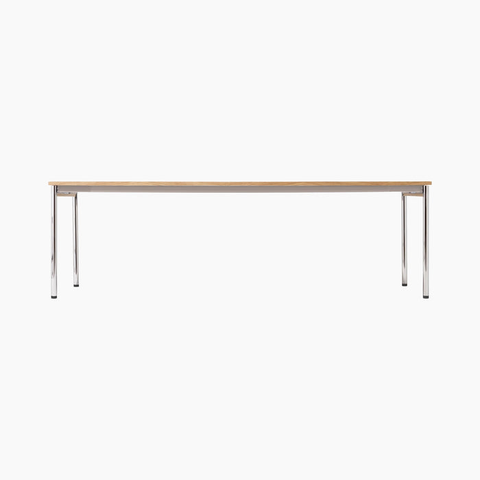 Co Table - Chrome | Creme Laminate