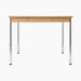 Co Table - Chrome | Creme Laminate