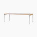 Co Table - Chrome | Creme Laminate