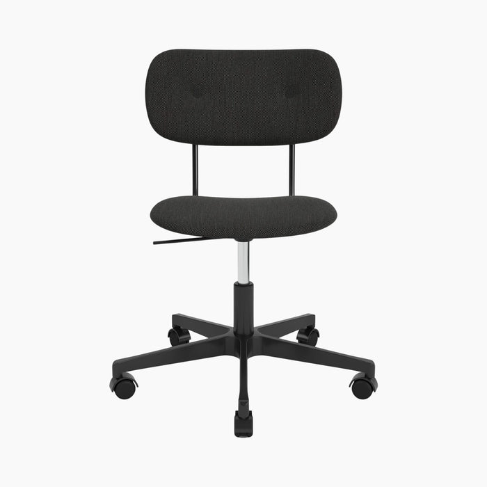 Co Task Chair, Fully Upholstered, Black base - Re-wool 0198