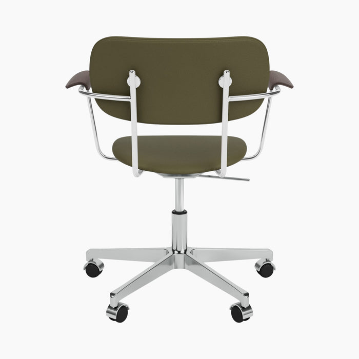 Co Task Chair, Fully Upholstered w/armrest, Aluminium base - Sierra 0441