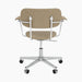 Co Task Chair, Fully Upholstered w/armrest, Aluminium base - Audo Bouclé 02