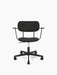 The Co Task Chair, fully upholstered with armrests and a black base with casters, shown against a plain white background.