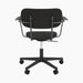 Co Task Chair, Fully Upholstered, w/armrest, Black base - Re-wool 0198