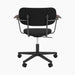 Co Task Chair, Fully Upholstered, w/armrest, Black base - Sierra 1001