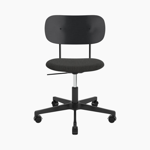 Co Task Chair, Seat Upholstered, Black base - Re-wool 0198