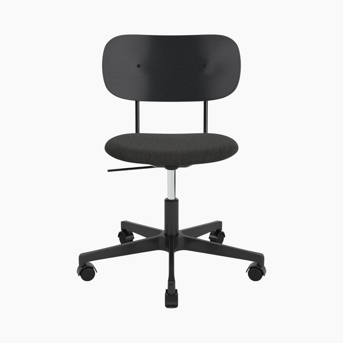 Co Task Chair, Seat Upholstered, Black base - Re-wool 0198