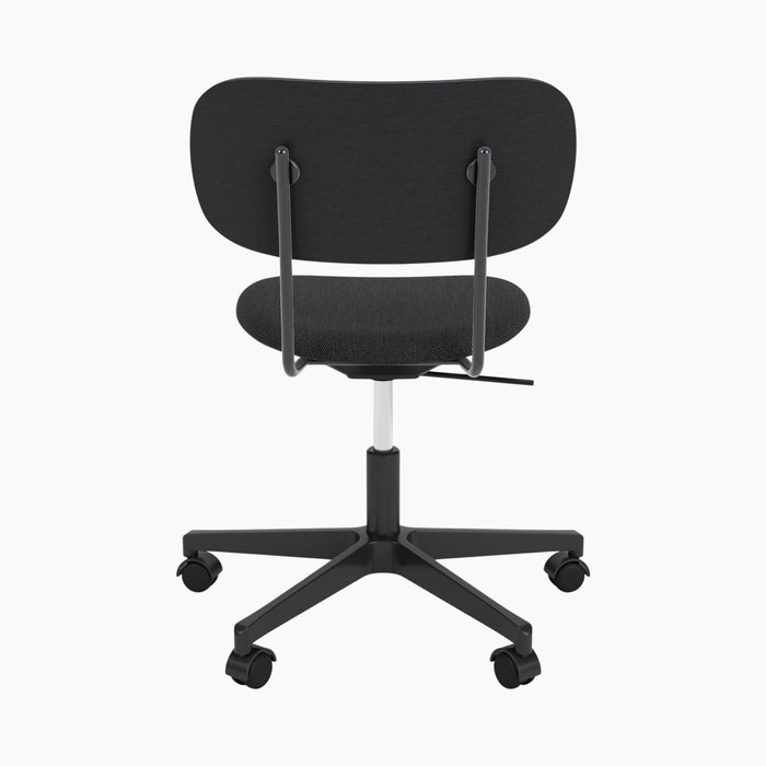 Co Task Chair, Seat Upholstered, Black base - Re-wool 0198