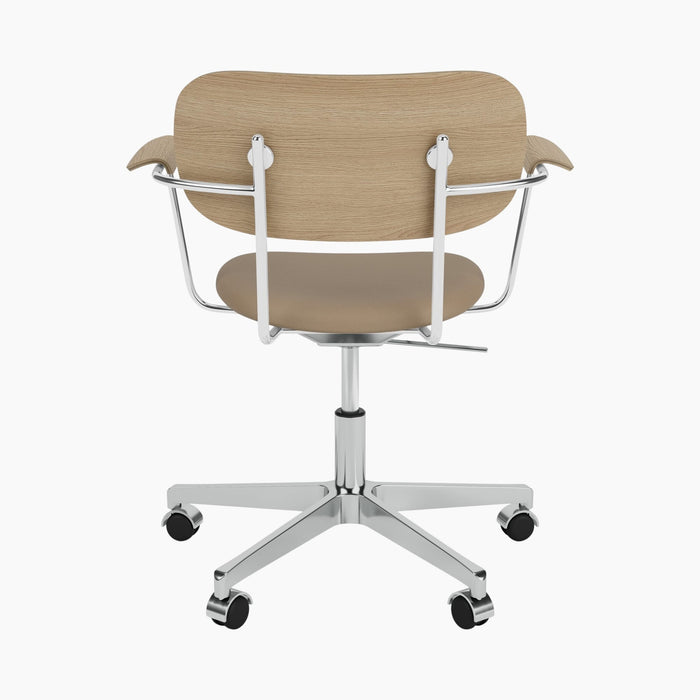 Co Task Chair, Seat Upholstered w/armrest, Aluminium base - Sierra 1611