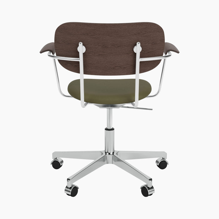 Co Task Chair, Seat Upholstered w/armrest, Aluminium base - Sierra 0441