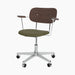 Co Task Chair, Seat Upholstered w/armrest, Aluminium base - Sierra 0441