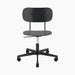 Co Task Chair, Veneer - Black aluminium
