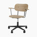 Co Task Chair, Veneer - Black aluminium