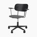 Co Task Chair, Veneer - Black aluminium