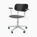 Co Task Chair, Veneer - Polished aluminium