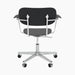 Co Task Chair, Veneer - Polished aluminium