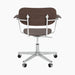 Co Task Chair, Veneer - Polished aluminium